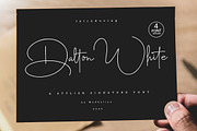 Dalton White 4 Font Style, a Script Font by Madhaline Studio (Thumbnail 12 of 12)