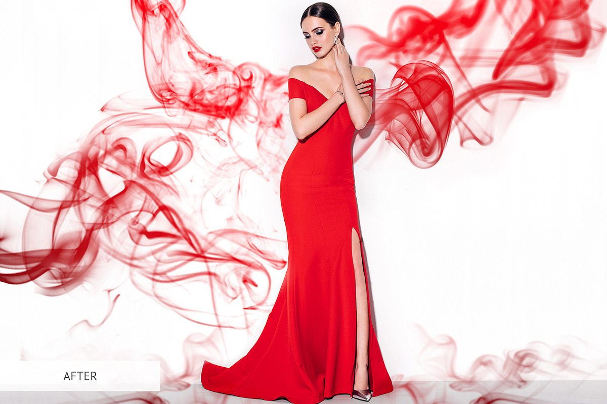 Red Smoke Photoshop Overlays, a Plug-in Add-On by FixThePhoto (Photo 16 of 34)