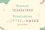 Bouchil - Kids Playful Font, a Script Font by Dhabee (Thumbnail 5 of 5)