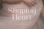 Shaping Heart - Lovely Serif, a Serif Font by Sarid Ezra (Thumbnail 10 of 10)