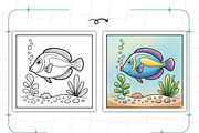 Bold and Easy Comfy Ocean, an Animal Illustration by Ink Gallery (Thumbnail 2 of 9)