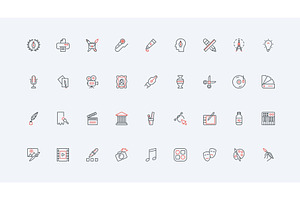 Digital art project graphic icons, an Object Illustration by Lemberg Vector