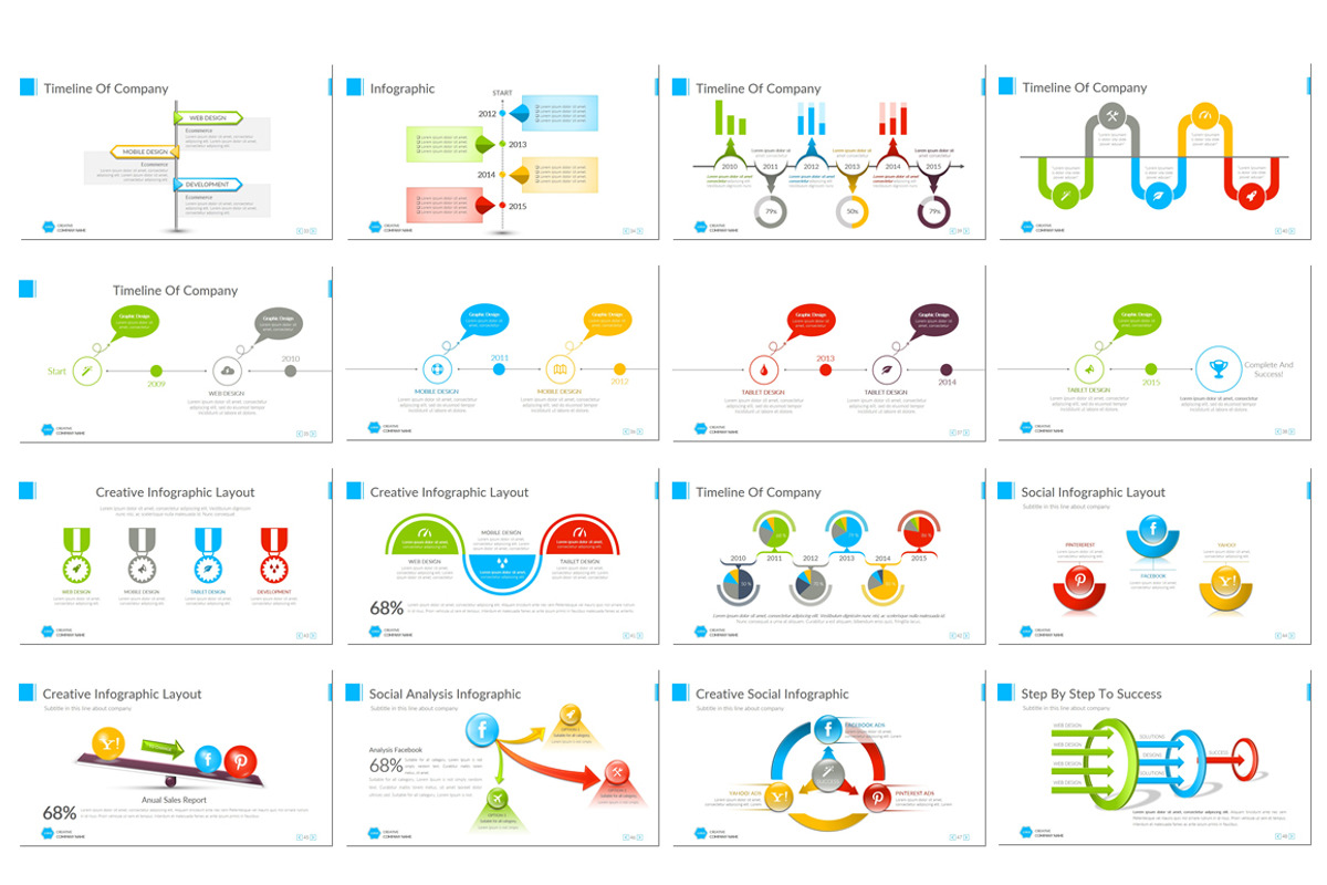 Professional Presentation Template, a Presentation Template by UniqueStudio (Photo 5 of 13)