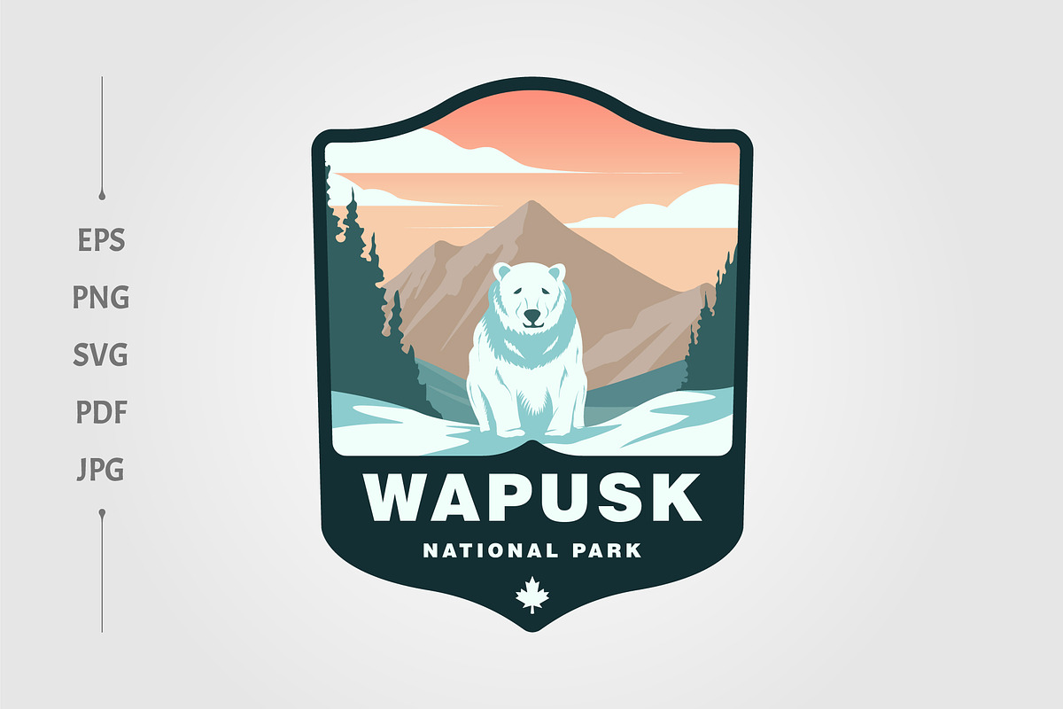 Wapusk National Park mountains, a Branding & Logo Template by lawoel