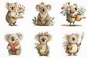 Whimsical Summer Teddy Bear Clipart, an Illustration by DreamArtGraphic (Thumbnail 8 of 8)