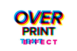 Illustrator overprint style effect, a Layer Style Add-On by Orson