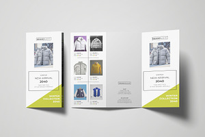 Winter Fashion Trifold Brochure, a Brochure Template by retrographix
