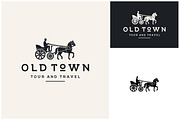 Classic Horse Carriage Cab Cart Logo, a Branding & Logo Template by Enola99d (Thumbnail 1 of 2)
