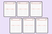 Digital 2025 Fitness Planner, a Stationery Template by Shumaya (Thumbnail 4 of 7)