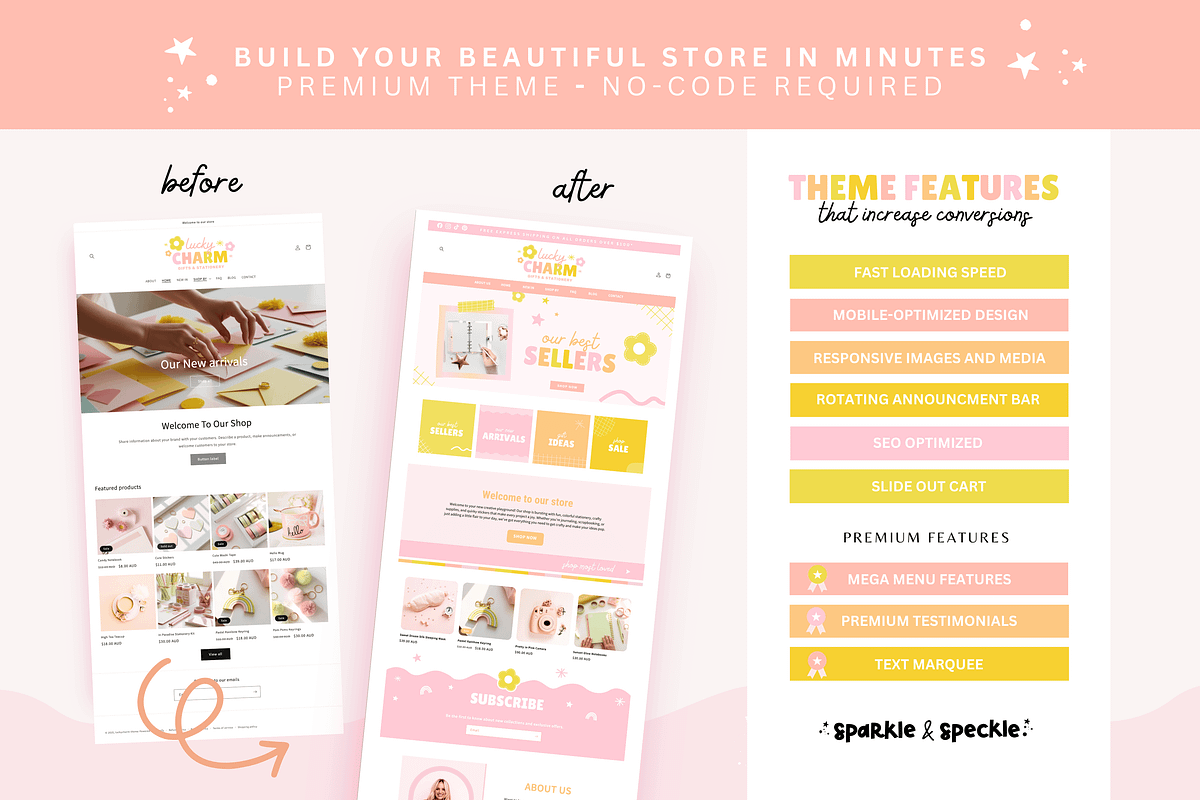 Bright Shopify Theme for Creatives, a Shopify Template by Sparkle & Speckle (Photo 6 of 10)
