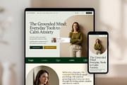 Minimalist Author Squarespace Design, a Squarespace Template by Template Twist Shop (Thumbnail 1 of 10)
