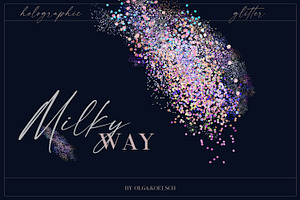 Holographic glitter overlay, a Texture Graphic by Olga Koelsch