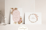 Watercolor Boho Fall Dusty Rose Set, a Decorative Illustration by Carol Lozove (Thumbnail 4 of 74)
