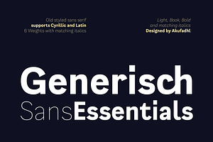 Generisch Sans Essentials