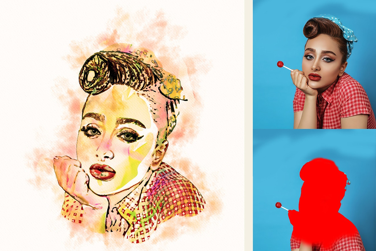 Advance Watercolor Effect, an Action Add-On by MRI STUDIO (Photo 14 of 16)