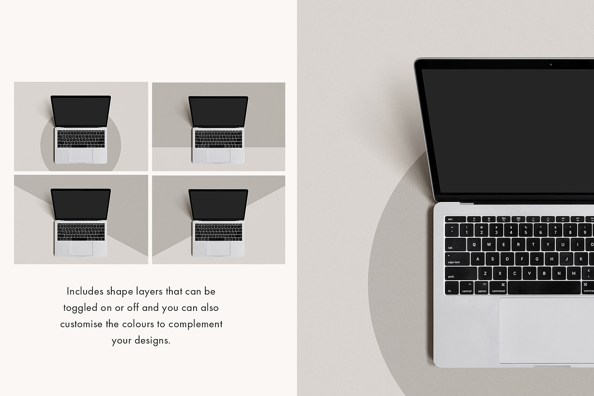 MacBook Mockup Scene Creator, a Mac Mockup by Moyo Studio (Photo 11 of 11)