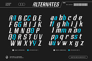 Cyberend Typeface, a Sans Serif Font by alit design (Thumbnail 17 of 20)