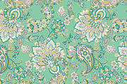 Paisley floral seamless pattern, a Pattern Graphic by antalogiya (Thumbnail 3 of 5)