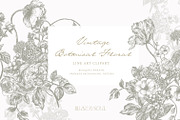 Vintage Botanical Floral - Clipart, a Decorative Illustration by BlumenSoul (Thumbnail 1 of 10)
