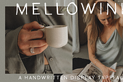 Mellowink Low Contrast Display Font, a Handwritten Font by OneTen The Studio (Thumbnail 1 of 6)