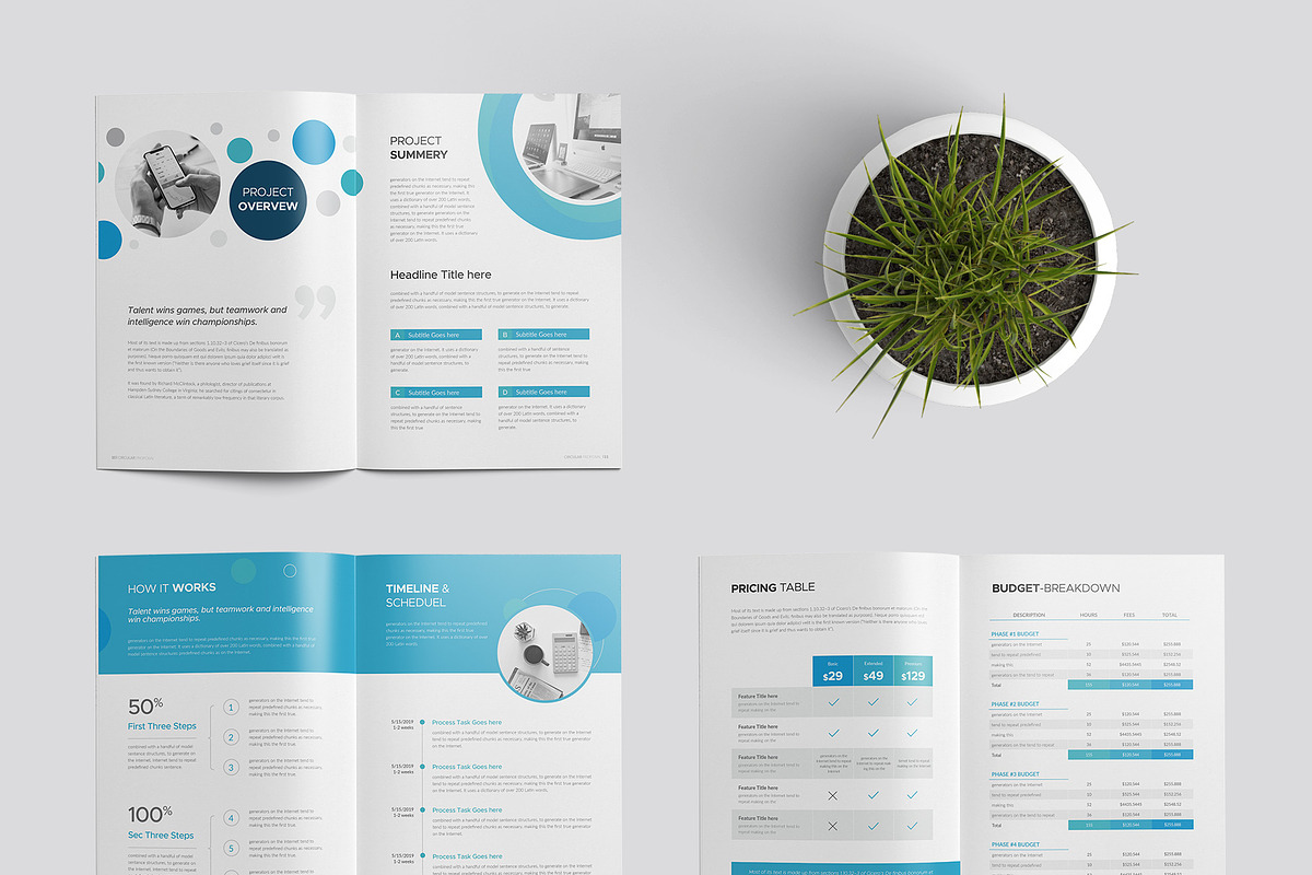 Proposal Bundle, a Brochure Template by BrochuresFactory (Photo 15 of 17)
