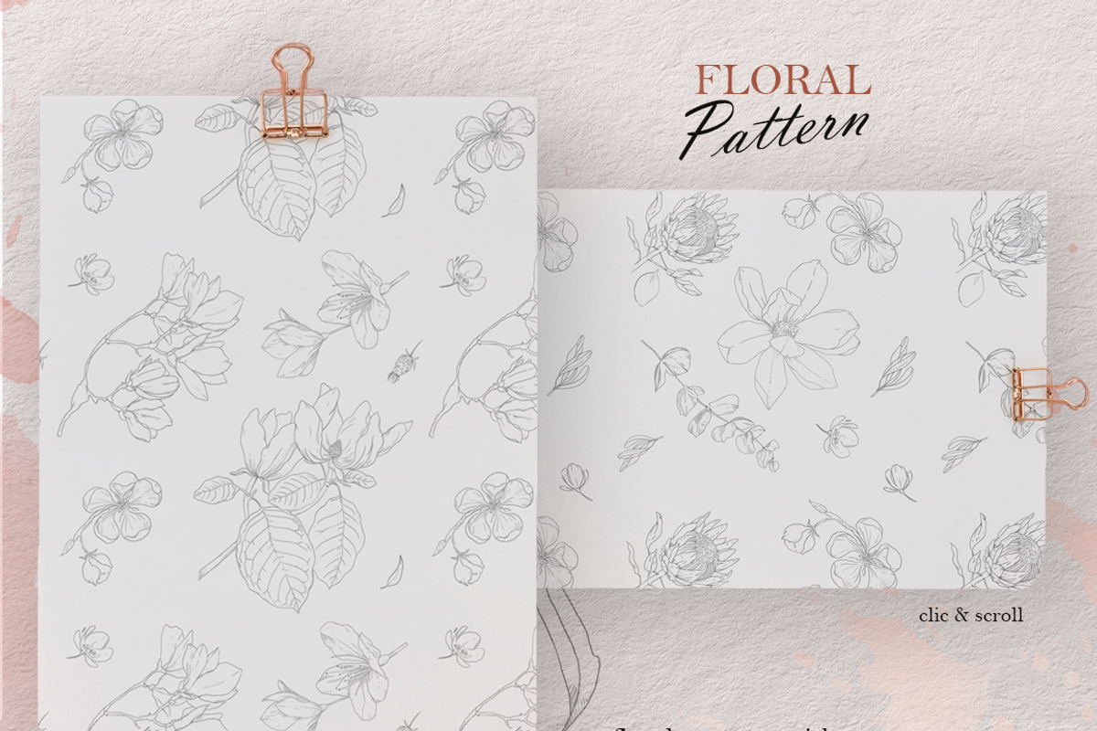 Spring flowers - pencil sketch set, a Decorative Illustration by Marine art (Photo 4 of 7)