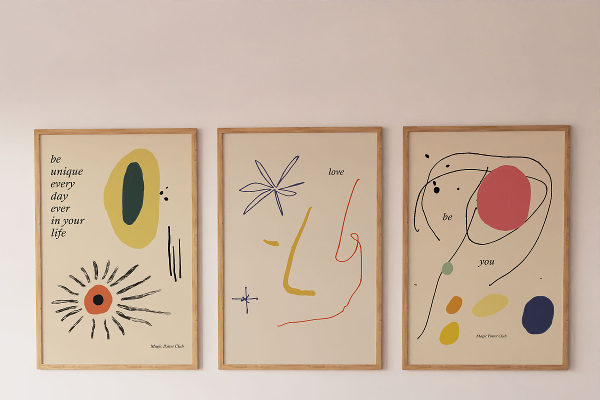 Modern Wall Art Posters Bundle, a Graphic by Ayya Studio (Photo 45 of 94)