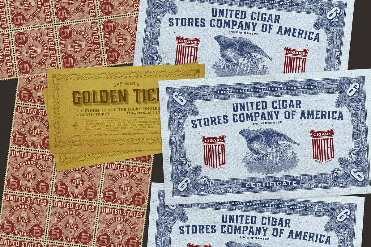 S&S National Currency Font Bundle, a Font by Spencer & Sons Co. (Photo 2 of 9)