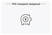 Yuan Saving Money Banknote Icons, a Finance Illustration by Designfour (Thumbnail 4 of 7)