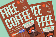 Free Coffee Flyer, a Flyer Template by Gumico Studio. (Thumbnail 2 of 3)
