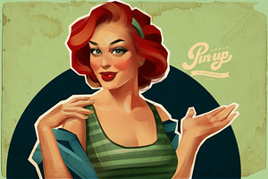 Pin-up woman