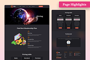 Web3 Wealth Web3 Development Website, an UI Kit Template by Uptechies (Thumbnail 2 of 4)