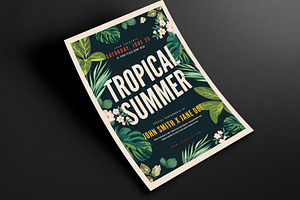 Tropical Summer Party Flyer