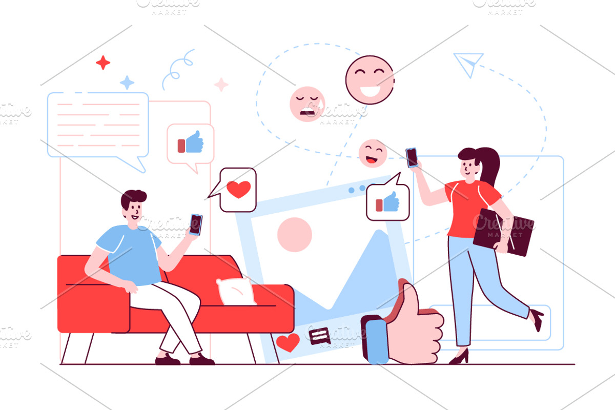 Flat Line Web Illustrations, a Templates & Theme by alexdndz (Photo 25 of 25)