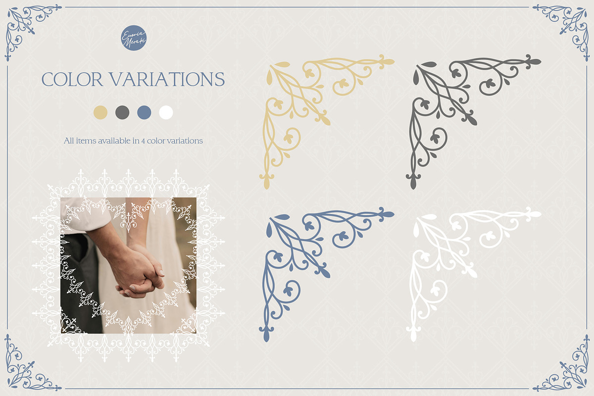 LACE DIARY 01 Vintage Rococo Romance, a Background Graphic by Euonia Meraki (Photo 13 of 18)