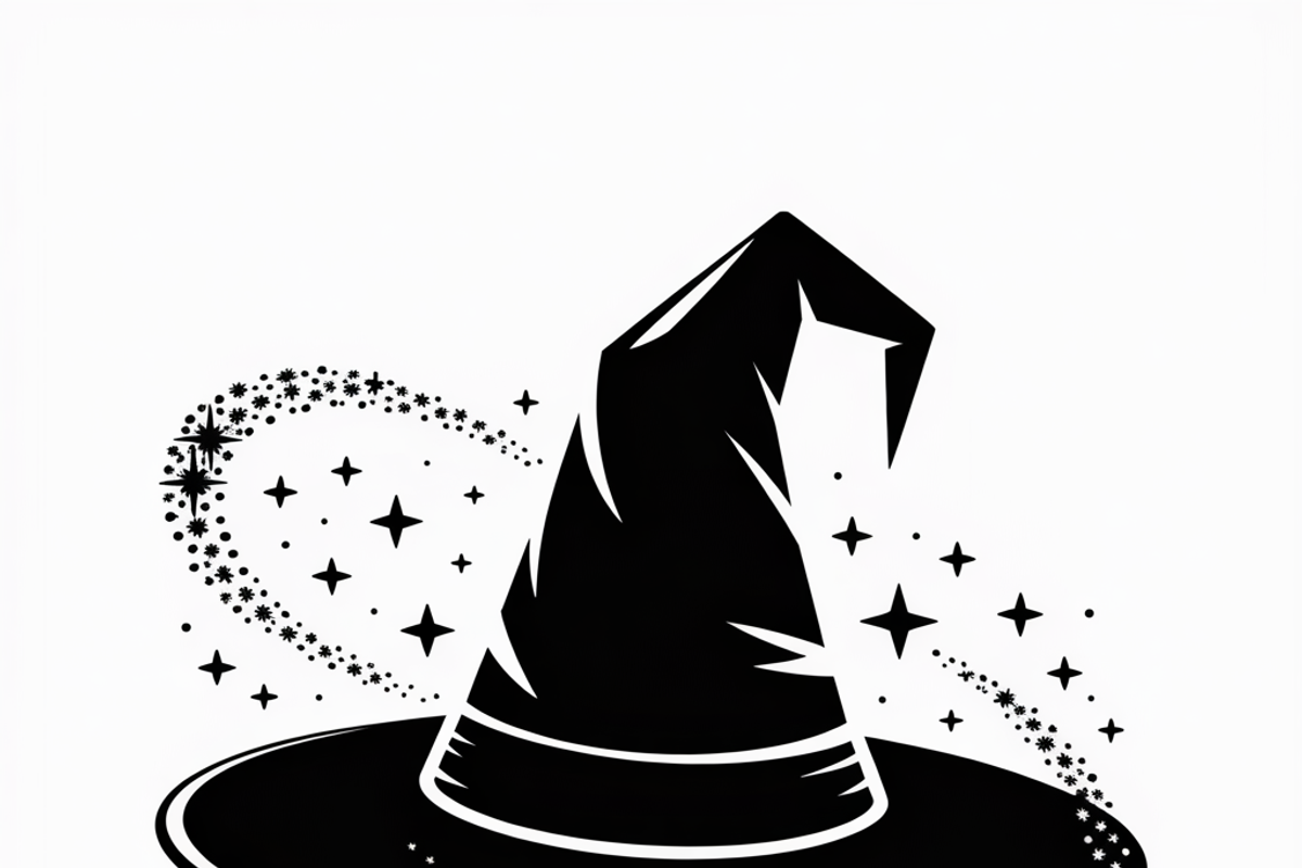 Halloween witch hat designed, an Illustration by Amazin_art (Photo 4 of 21)