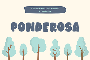 Ponderosa Display Font