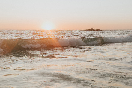 Sun setting out west, a Nature Photo by remi + tori