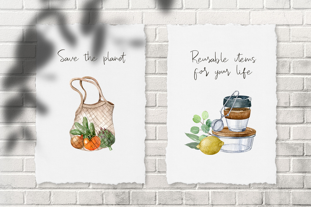 3 in 1 Zero Waste BUNDLE, a Decorative Illustration by Natalia Fedorova (Photo 9 of 31)