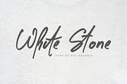 White Stone Script Brush Font, a Script Font by NTC Graphic (Thumbnail 1 of 7)
