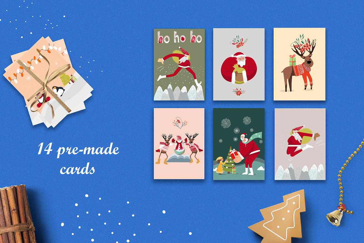 Christmas hand drawn clipart, an Animal Illustration by NataLyaroArt (Photo 4 of 13)