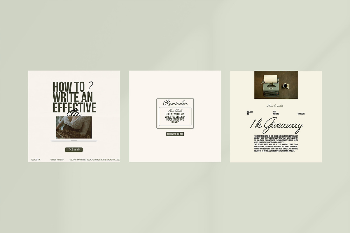 WRITERs | Social Media Pack, a Social Media Template by goodesign (Photo 6 of 12)