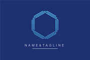 Hexagon Monogram Logo Template, a Branding & Logo Template by WORAKAMON Design Studio (Thumbnail 3 of 5)