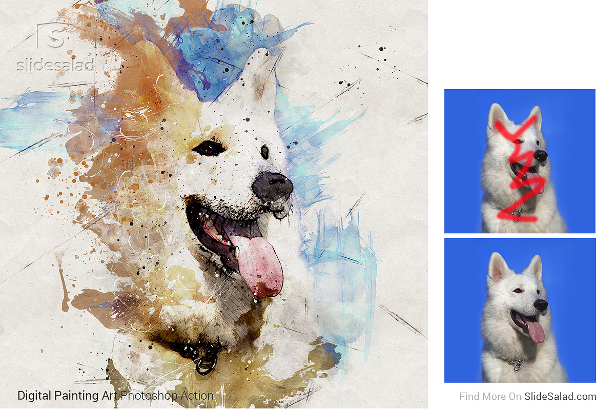 Digital Painting Photoshop Action, an Action Add-On by SlideSalad (Photo 18 of 21)