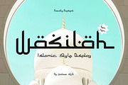 Wasilah Islamic Style Display Font, a Serif Font by Vadovastd (Thumbnail 1 of 7)
