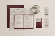 Restaurant Branding Mockup Kit, a Books & Magazine Mockup by Catkie - Digital Art (Thumbnail 4 of 8)