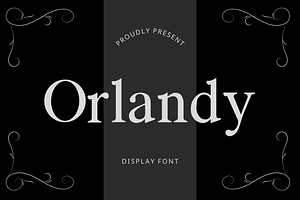 Orlandy - Display Font