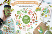 Eco-friendly graphics set, an Illustration by Olesia_ig (Thumbnail 1 of 11)
