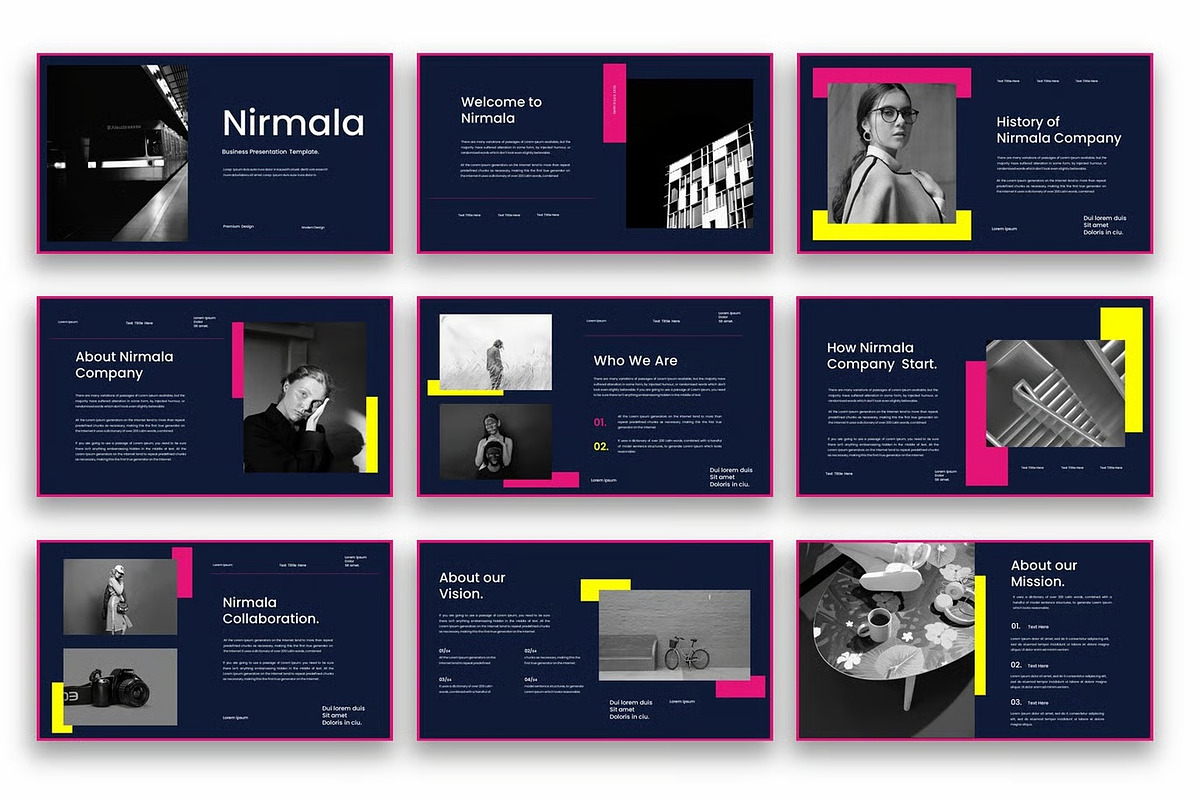 Nirmala–Business PowerPoint Template, a Presentation Template by kreatifreya (Photo 2 of 5)