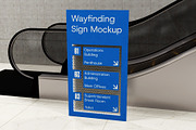Architectural Wayfinding Sign Mockup, an Advertising Mockup by herutage (Thumbnail 3 of 4)
